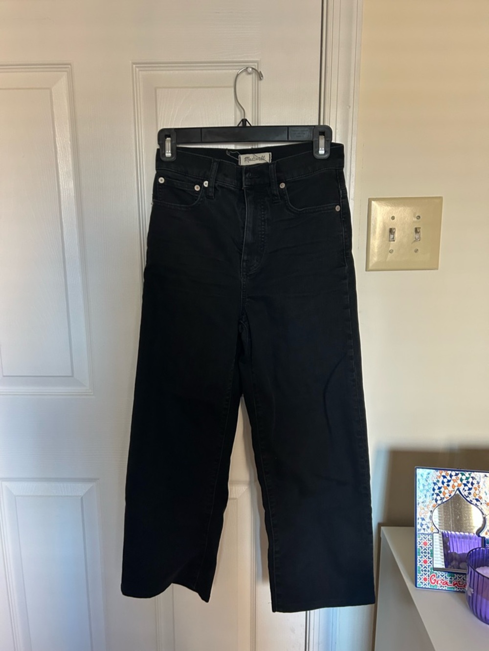MADEWELL WIDE LEG CROP PANTS